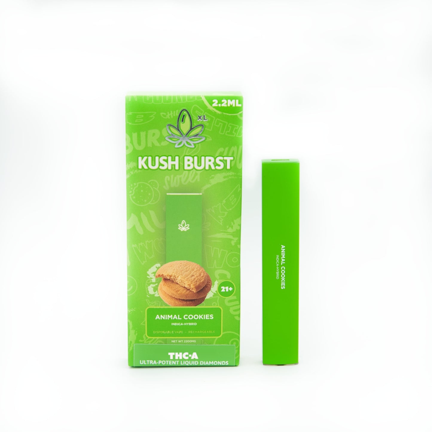 Kush Burst - 2G THCa Animal Cookies - Indica
